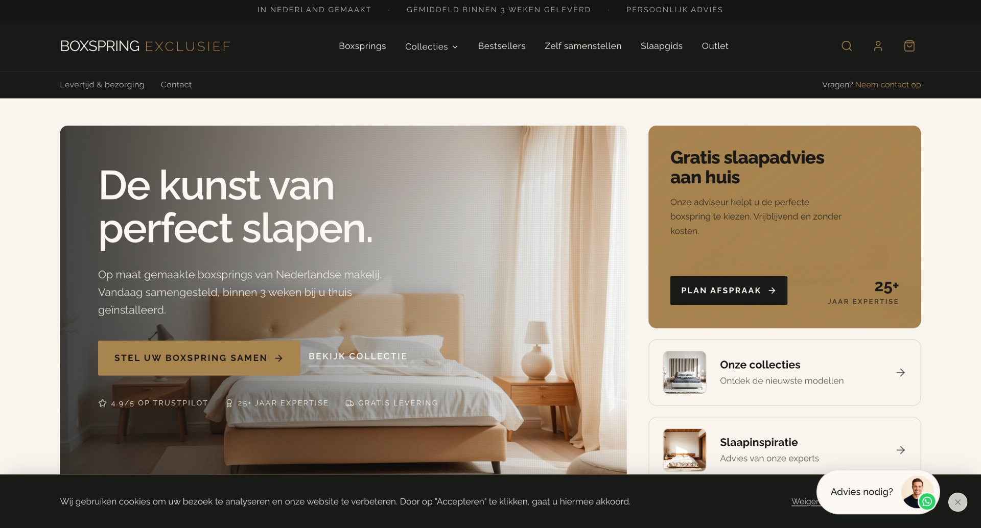 Boxspring Exclusief